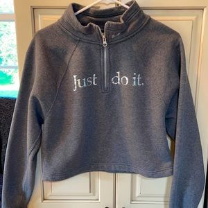 Nike Crop zip sweatshirt